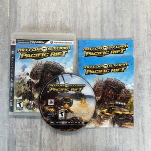 MotorStorm Pacific Rift PS3 PlayStation 3 Complete CIB Tested